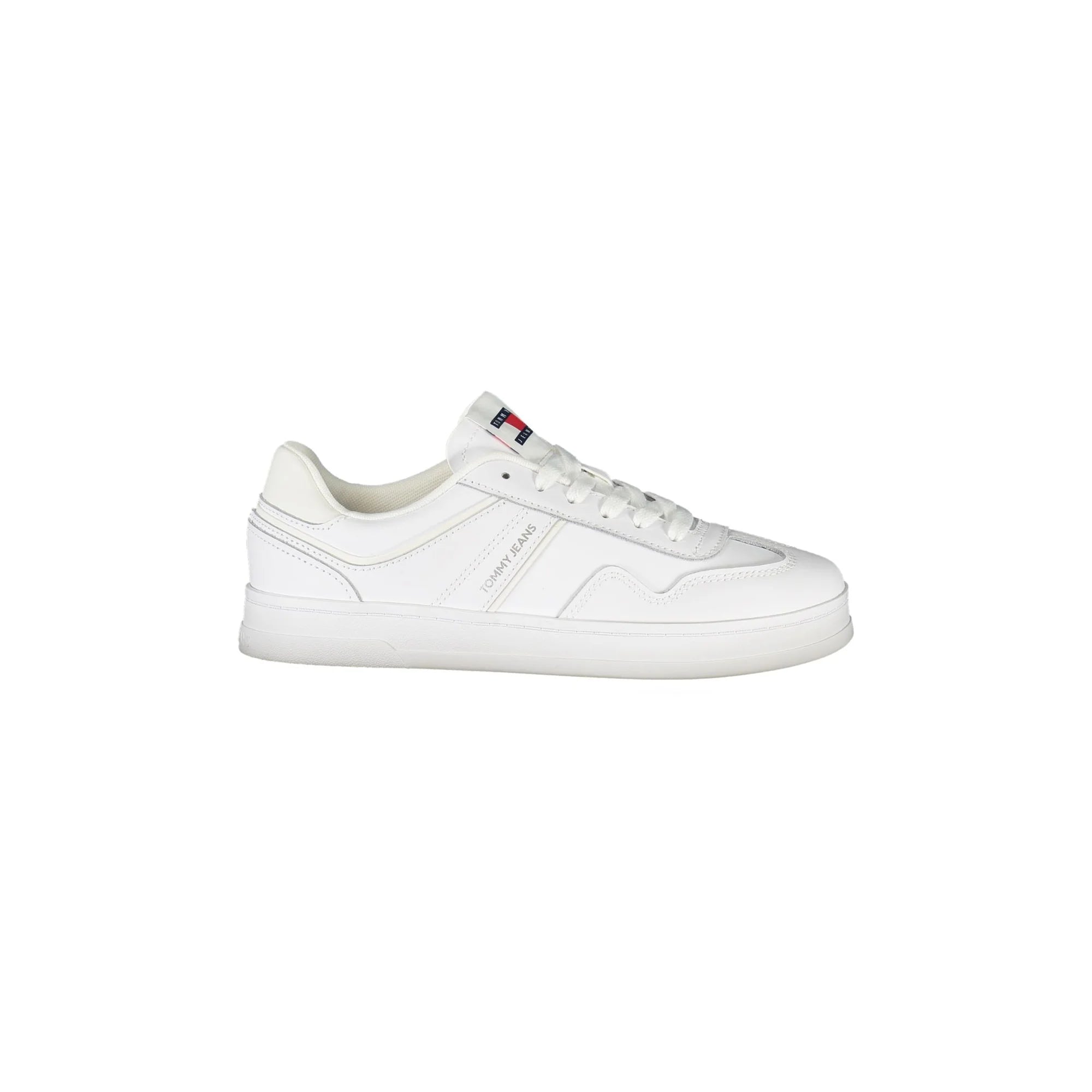 TOMMY HILFIGER Scarpe Sneakers Donna Bianche con Dettagli Ton sur Ton Bianco - foto prodotto